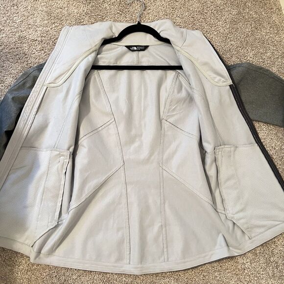 The North Face APEX Bionic Windwall Heather Gray Jacket Sz X-Small- EUC - Picture 8 of 15